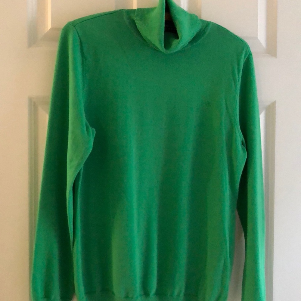 Ralph Lauren Lightweight Cotton T-neck Emerald